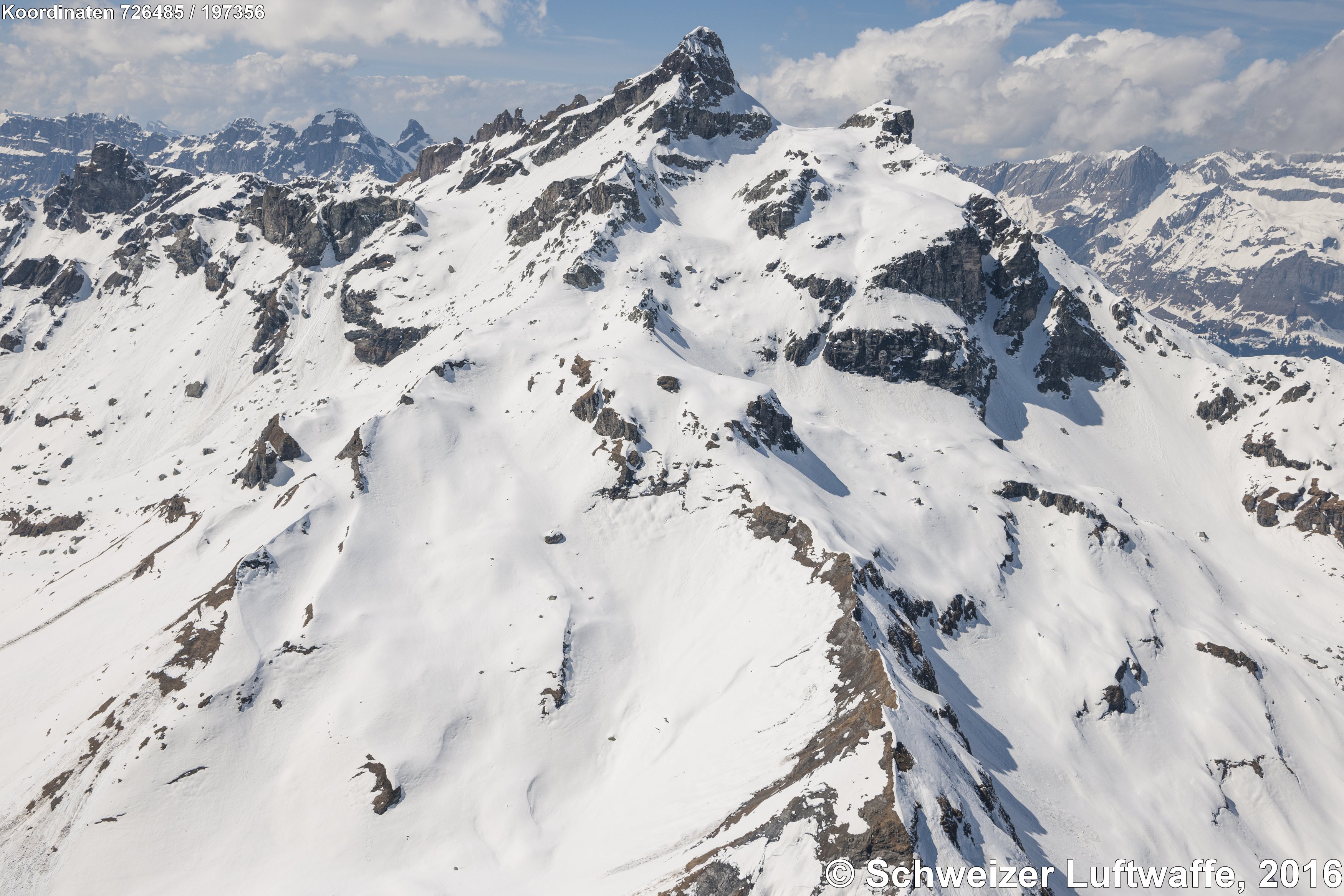 Glarner Alpen: Gross Chärpf Nordost